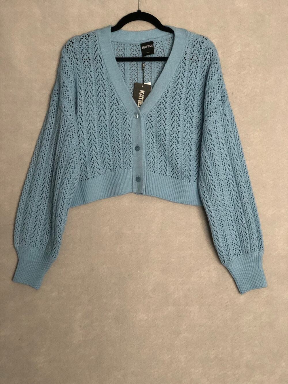KatieJNYC Erica Sweater J Long Sleeve in Glacier Junior Girls Small NEW